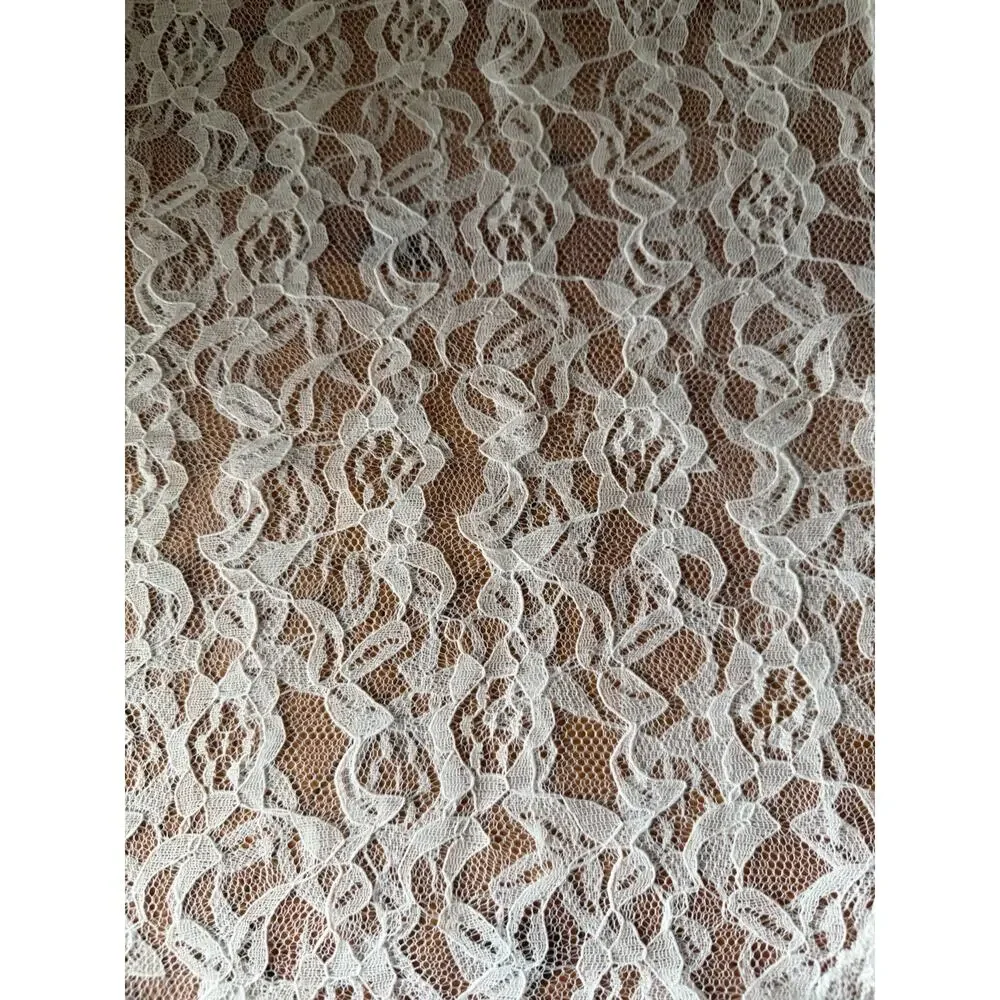 Handmade White Cotton Crochet Lace Table Runner Doily Vintage Style